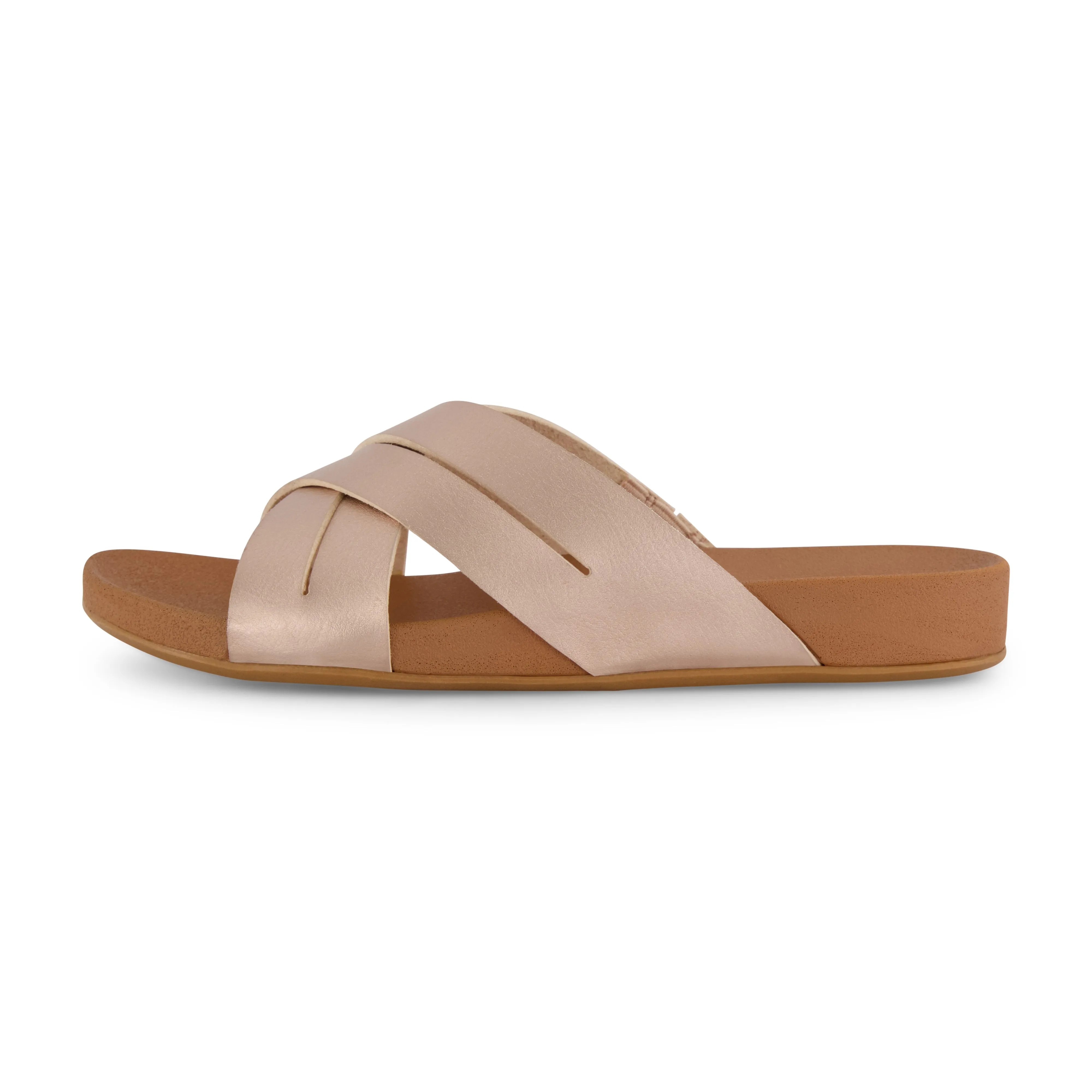 Jackie Cross Band Footbed Sandal