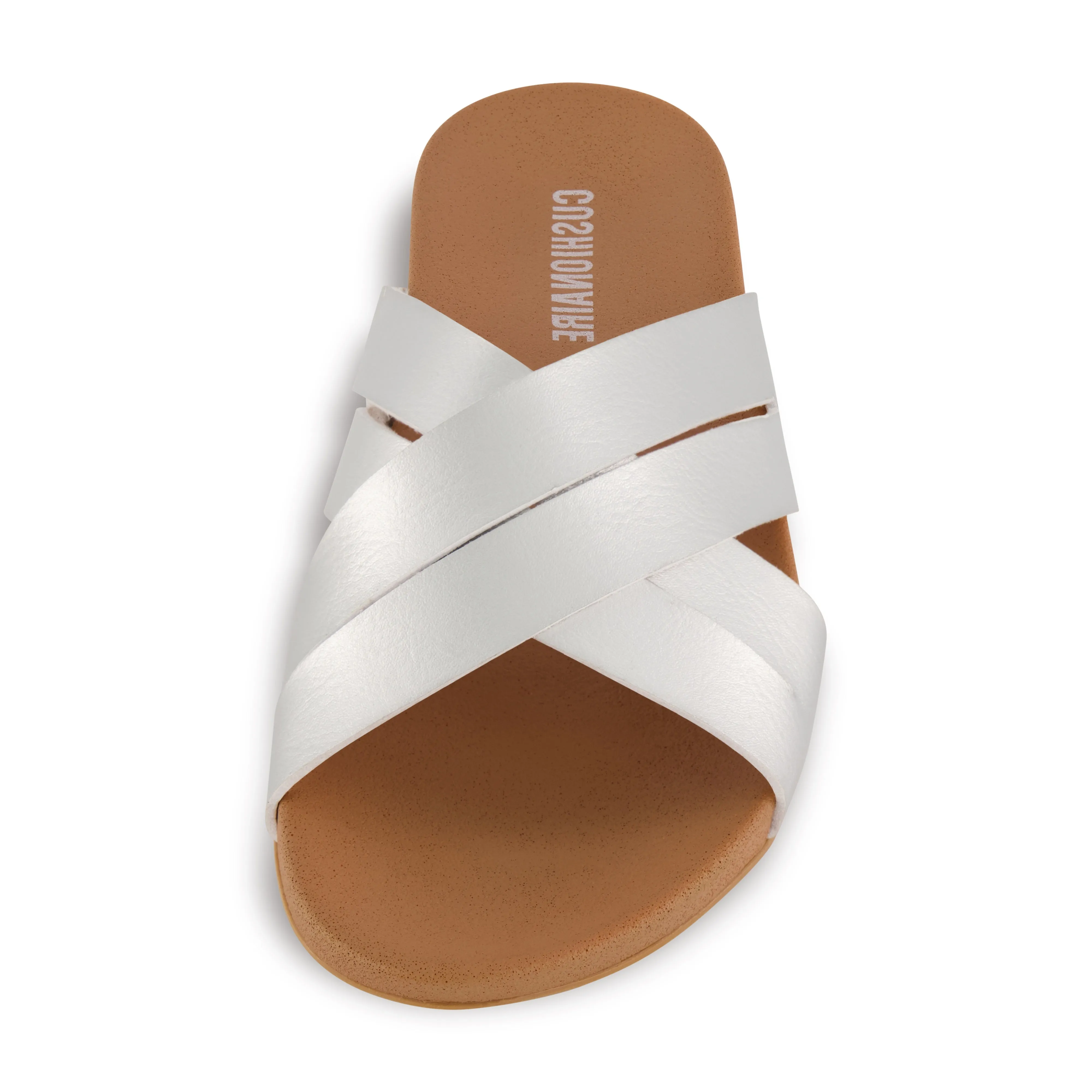 Jackie Cross Band Footbed Sandal